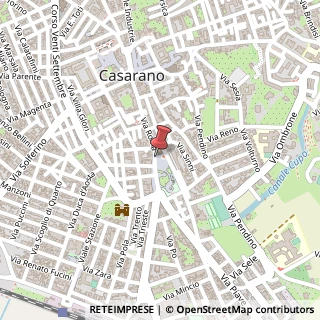 Mappa Piazza Umberto I, 3, 73042 Casarano, Lecce (Puglia)