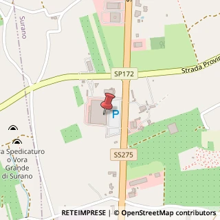 Mappa Centro Commerciale Gulliver, 73030 Surano, Lecce (Puglia)
