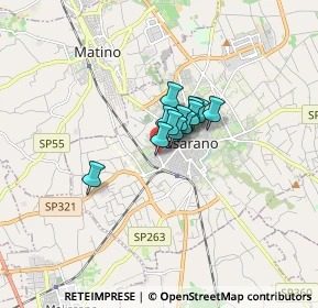 Mappa Via Poerio, 73042 Casarano LE, Italia (0.81333)