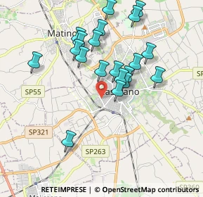 Mappa Via Poerio, 73042 Casarano LE, Italia (1.9375)