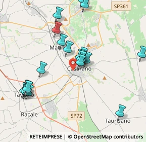 Mappa Via Poerio angolo, 73042 Casarano LE, Italia (4.3295)