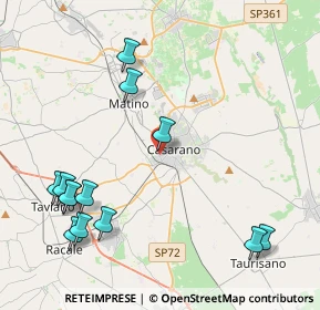 Mappa Via Poerio, 73042 Casarano LE, Italia (5.53154)