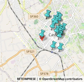 Mappa Via Poerio, 73042 Casarano LE, Italia (0.914)