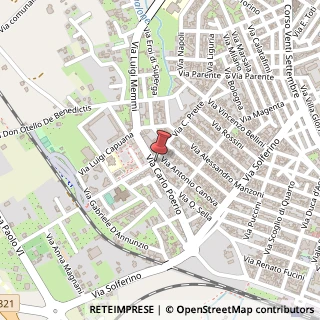 Mappa Via Poerio S., 73042 Casarano, Lecce (Puglia)
