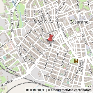 Mappa Via Solferino, 64, 73042 Casarano, Lecce (Puglia)