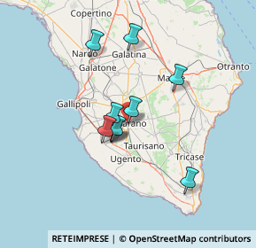 Mappa Via Sinni, 73042 Casarano LE, Italia (13.70909)