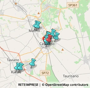 Mappa Via Milano, 73042 Casarano LE, Italia (2.66833)