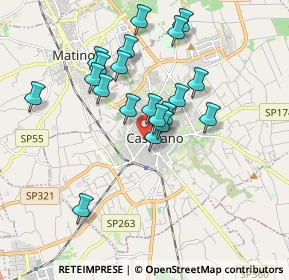 Mappa Via Calatafimi, 73042 Casarano LE, Italia (1.773)