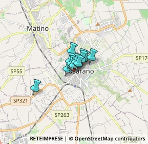 Mappa Via Calatafimi, 73042 Casarano LE, Italia (0.62917)