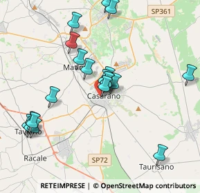 Mappa Via Calatafimi, 73042 Casarano LE, Italia (4.296)