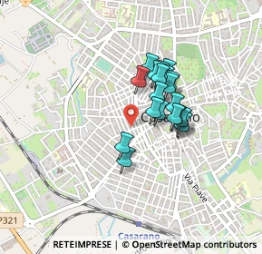Mappa Via Calatafimi, 73042 Casarano LE, Italia (0.326)