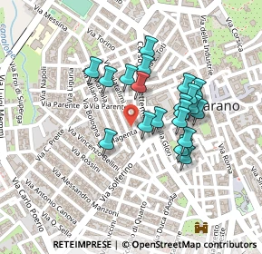 Mappa Via Calatafimi, 73042 Casarano LE, Italia (0.1965)