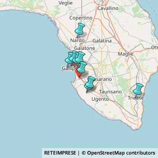 Mappa SP 221, 73057 Taviano LE, Italia (16.53182)