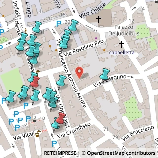 Mappa Via F. A. Astore, 73042 Casarano LE, Italia (0.09167)