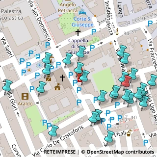 Mappa Via Cavour Conte Camillo Benso, 73042 Casarano LE, Italia (0.08571)