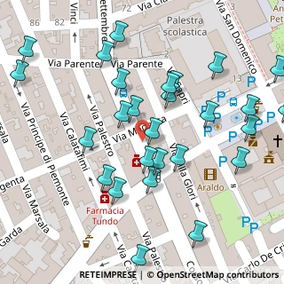 Mappa Corso XX Settembre, 73042 Casarano LE, Italia (0.07037)