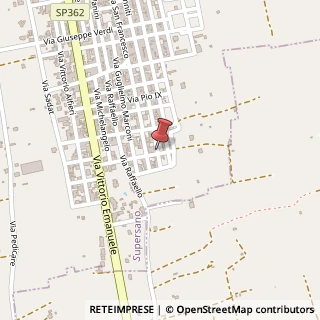Mappa Via Tito Minniti, 73040 Supersano LE, Italia, 73040 Supersano, Lecce (Puglia)