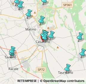 Mappa Via Padova, 73042 Casarano LE, Italia (4.798)