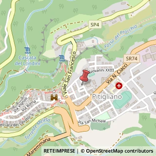 Mappa Via Cardella, 21, 58017 Pitigliano, Grosseto (Toscana)