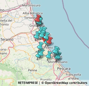 Mappa SP27, 64025 Pineto TE, Italia (10.0535)