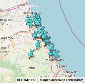 Mappa SP27, 64025 Pineto TE, Italia (10.017)