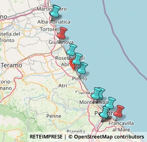 Mappa SP27, 64025 Pineto TE, Italia (18.36846)