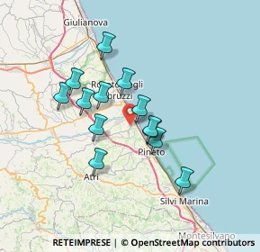 Mappa SP27, 64025 Pineto TE, Italia (5.86769)