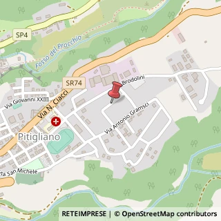 Mappa Via gervasi 38, 58017 Pitigliano, Grosseto (Toscana)