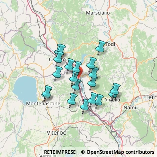 Mappa Milano - Napoli, 01024 Castiglione In Teverina VT, Italia (11.9075)