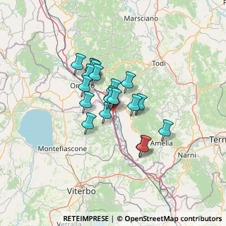 Mappa Milano - Napoli, 01024 Castiglione In Teverina VT, Italia (9.8085)