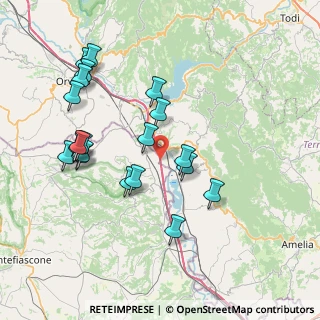 Mappa A1 - Autostrada del Sole, 01024 Castiglione In Teverina VT, Italia (8.313)