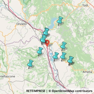 Mappa Milano - Napoli, 01024 Castiglione In Teverina VT, Italia (6.58167)