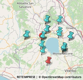 Mappa Via delle Nazioni Unite, 01010 Latera VT, Italia (13.33)