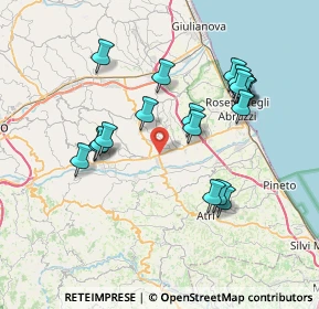 Mappa SS 150, 64024 Pianura Vomano , Italia (7.63)