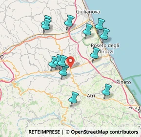 Mappa SS 150, 64024 Pianura Vomano , Italia (7.29769)