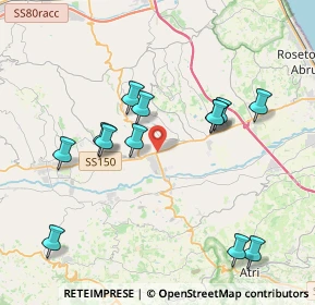 Mappa SS 150, 64024 Pianura Vomano , Italia (4.12231)