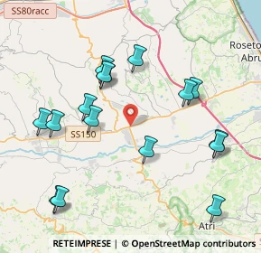 Mappa SS 150, 64024 Pianura Vomano , Italia (4.50563)