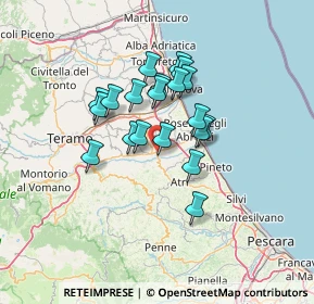 Mappa SS 150, 64024 Pianura Vomano , Italia (10.5015)