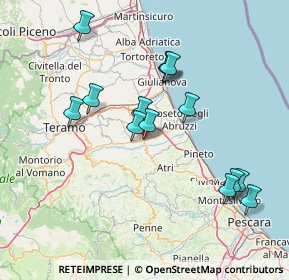 Mappa SS 150, 64024 Pianura Vomano , Italia (15.19643)