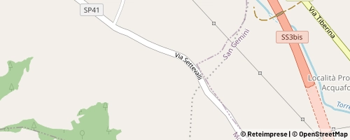 Mappa Montecastrilli