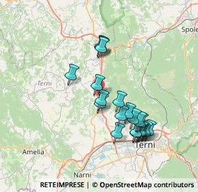 Mappa Via Tiberina, 05029 San Gemini TR, Italia (6.9805)