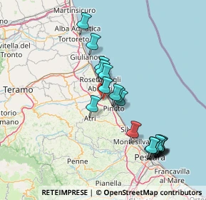 Mappa Via Rotabile per Casoli, 64025 Pineto TE, Italia (15.459)