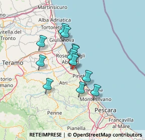 Mappa Via Rotabile per Casoli, 64025 Pineto TE, Italia (10.64)