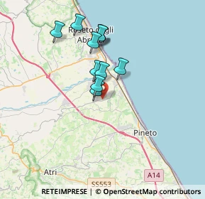 Mappa Via Rotabile per Casoli, 64025 Pineto TE, Italia (3.04909)