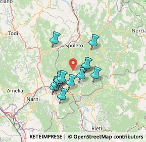 Mappa Località Palazzaccio di Strettura, 06049 Spoleto PG, Italia (10.34385)
