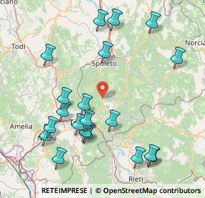 Mappa Località Palazzaccio di Strettura, 06049 Spoleto PG, Italia (19.0705)