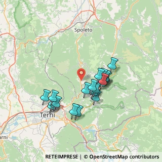 Mappa Località Palazzaccio di Strettura, 06049 Spoleto PG, Italia (6.3865)