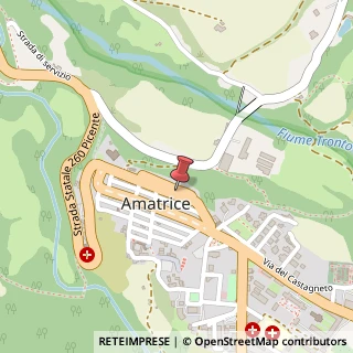 Mappa Via Costanzo Angelini, 9, 02012 Amatrice, Rieti (Lazio)
