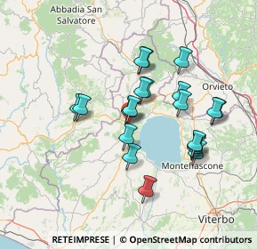 Mappa Strada Regionale 312 Castrense, 01010 Latera VT, Italia (13.1555)