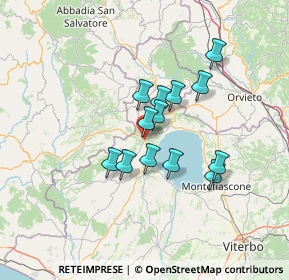 Mappa Strada Regionale 312 Castrense, 01010 Latera VT, Italia (10.62462)